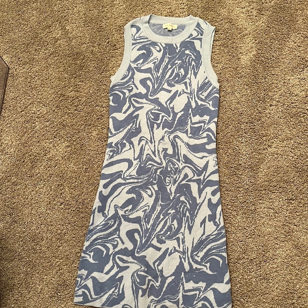 Pacsun | La Hearts | Blue sweater dress | S